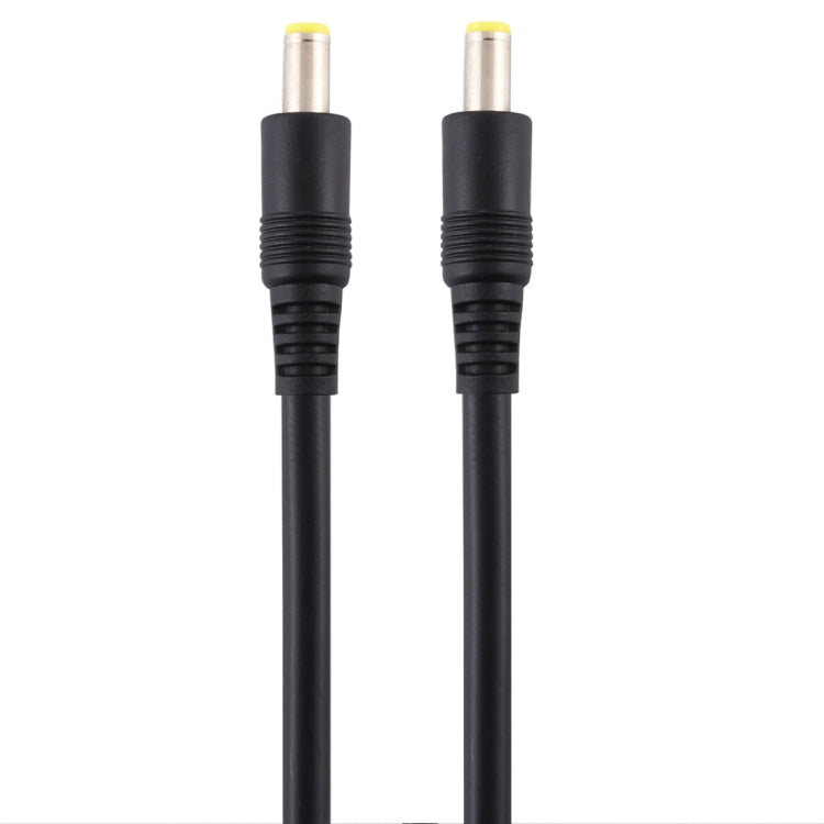 Fiche d'alimentation CC 5,5 x 2,5 mm mâle à mâle Câble de connecteur adaptateur Longueur du câble : 50 cm (noir)