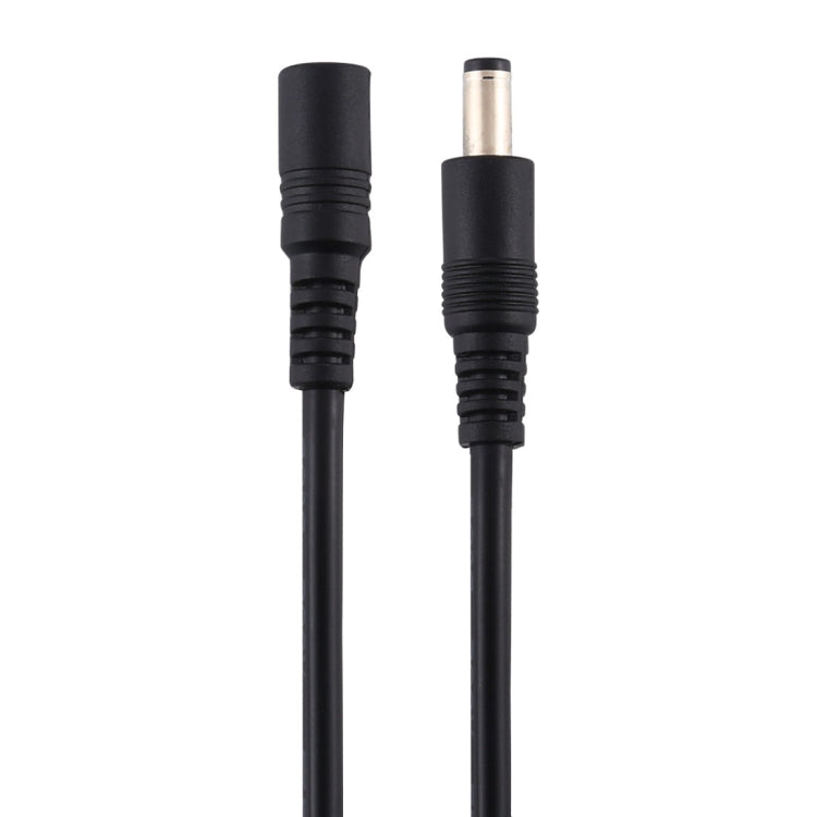 Câble d'extension d'alimentation DC femelle à mâle 8A 5.5x2.1mm (noir)