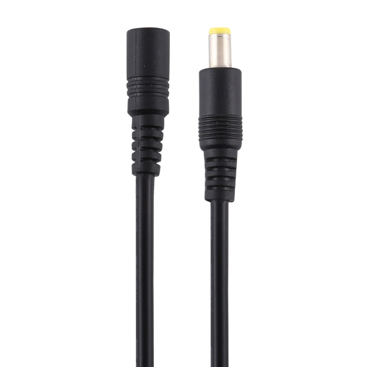 8A 5.5x2.5 mm Hembra a Macho Cable de extensión de Power DC longitud del Cable: 1m (Negro)