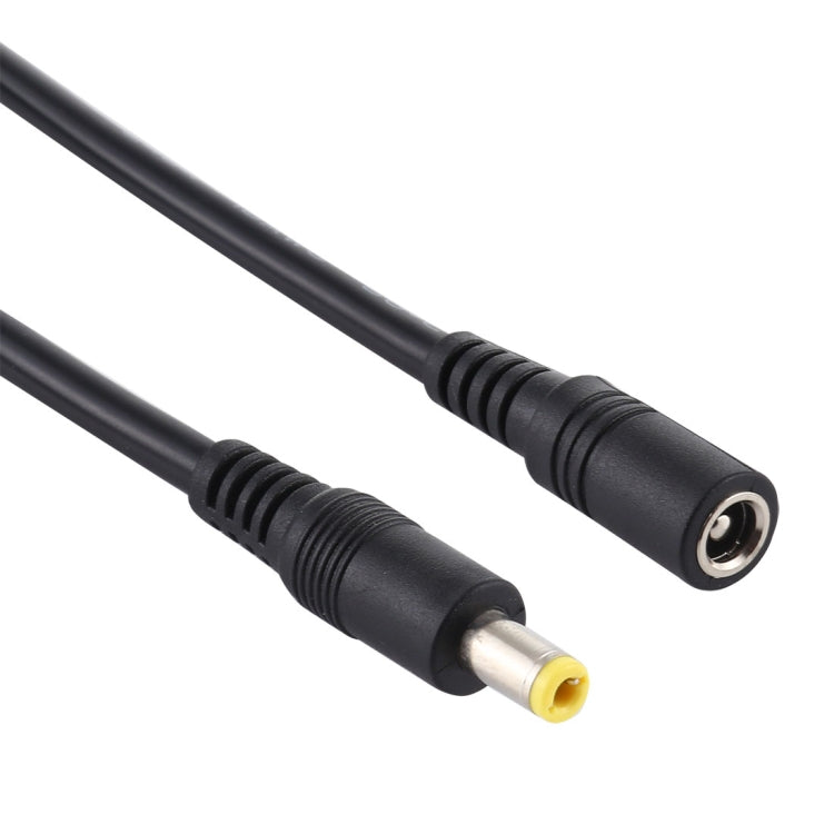 8A 5.5x2.5 mm Hembra al Cable de extensión de Power DC Mascule longitud del Cable: 5m (Negro)