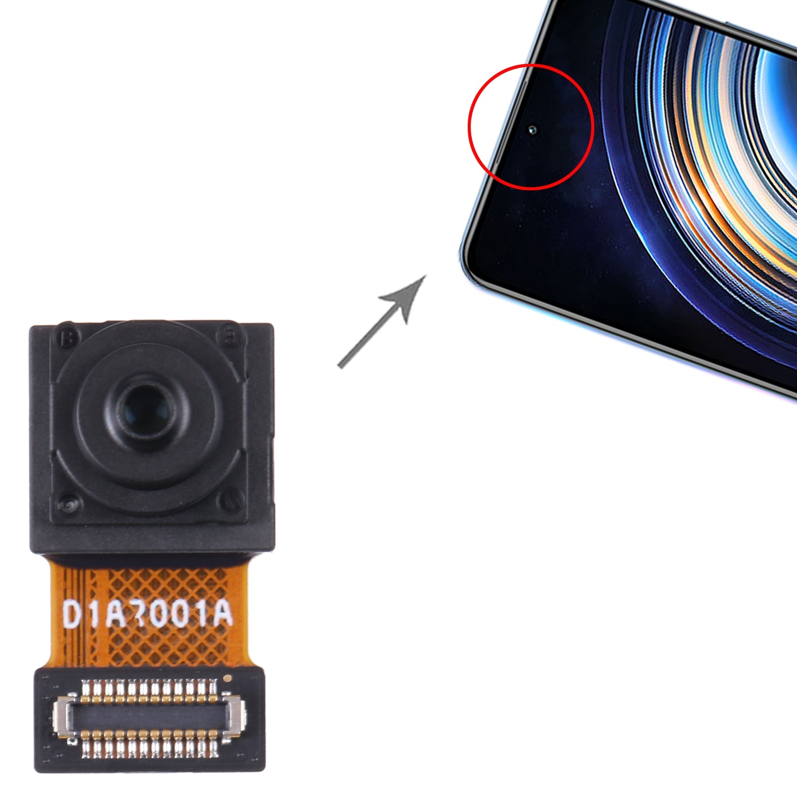 Caméra frontale Flex Xiaomi Redmi K50 Pro