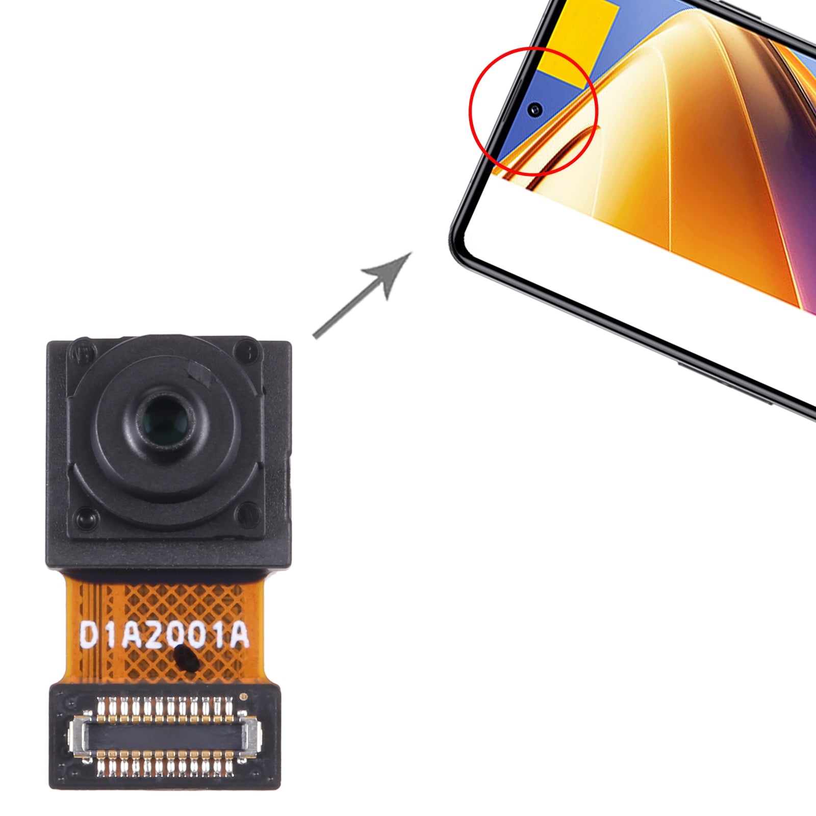 Caméra frontale flexible Xiaomi Poco F4 GT