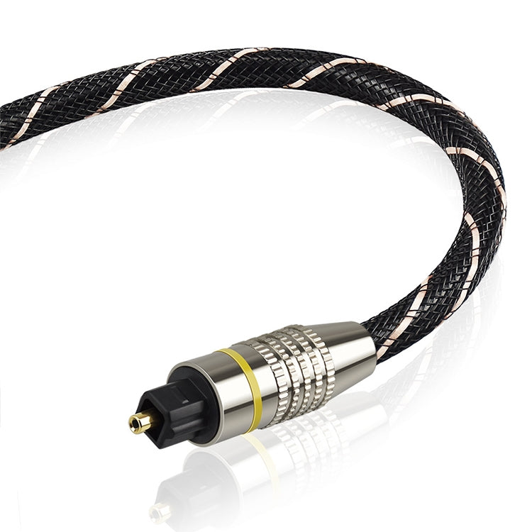 1m EMK OD6.0 mm Puerto cuadrado a Puerto redondo Decodificador Cable de conexión de fibra Óptica de Audio Digital