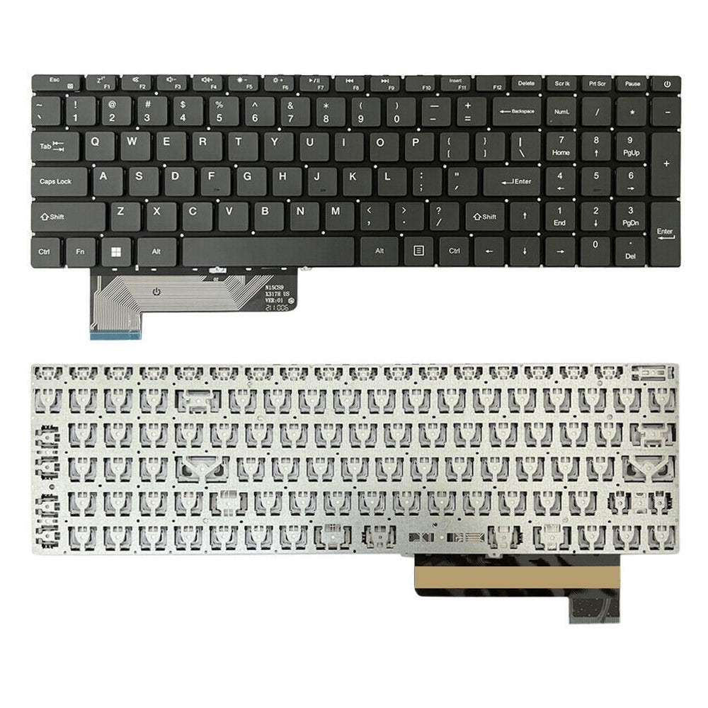 Full Keyboard with Backlight US Version Gateway GWNC31514 N15CS9/X317H Gray