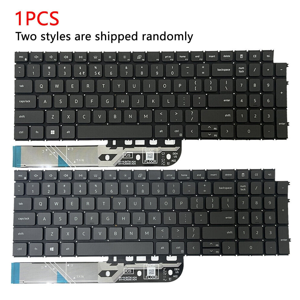 Full Keyboard with Backlight US Version Dell Inspiron 15-3511 3515 5510 7510 16-7610 Black