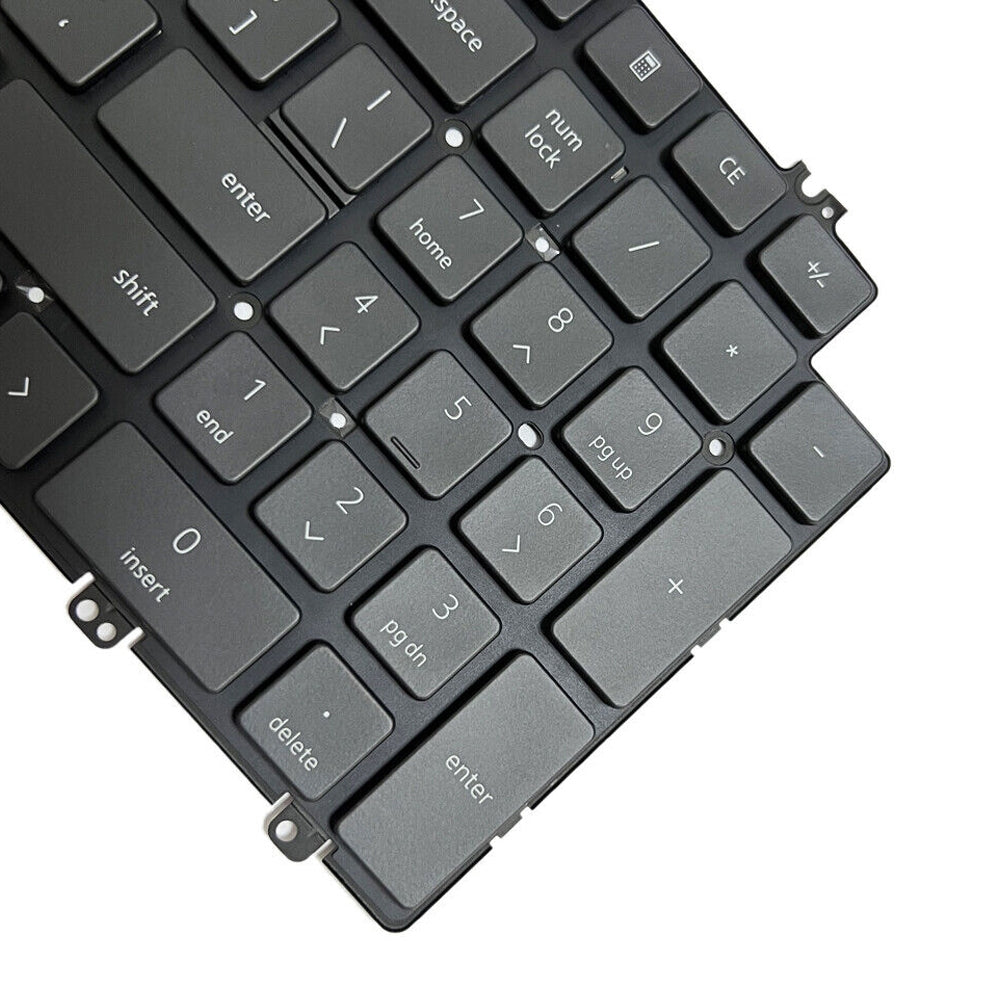 Full Keyboard with Backlight US Version Dell Latitude 5520 5521 Precision 3560 3561 Black