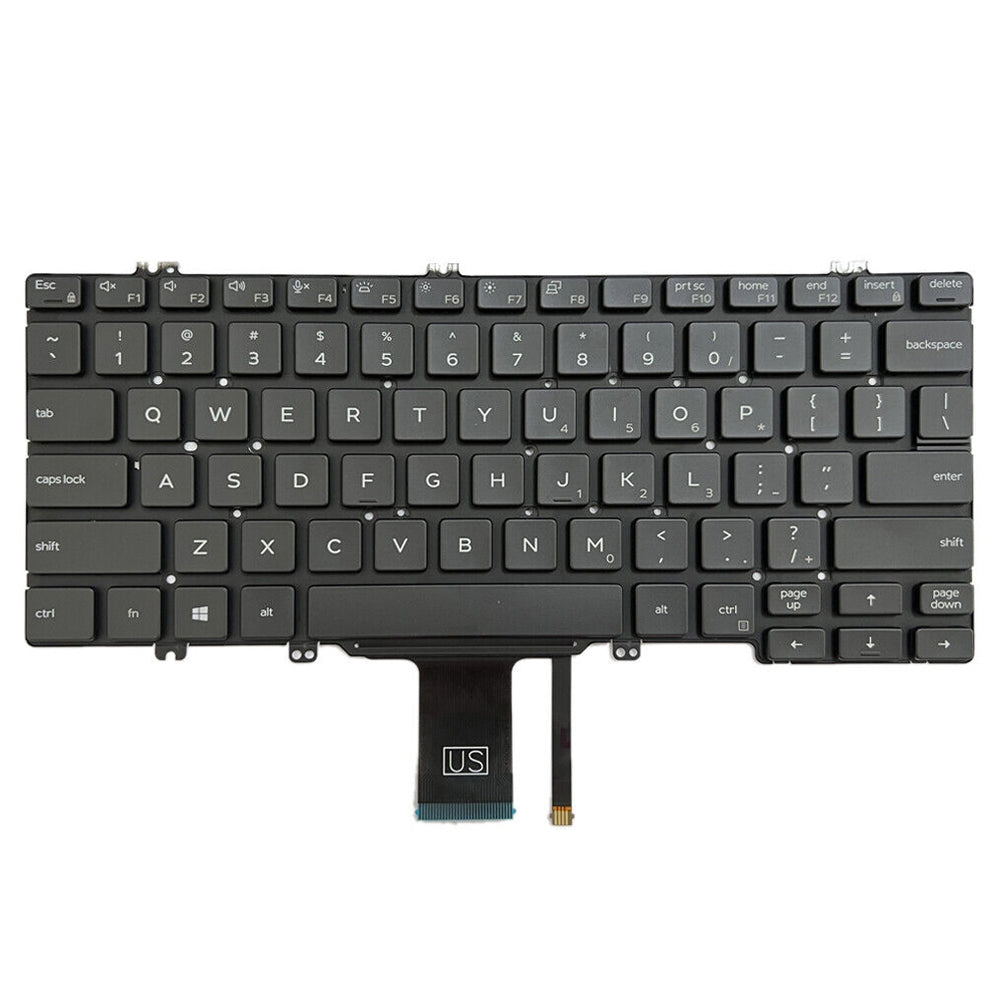 Full Keyboard US Version Dell Latitude 7300 5300 5200 Black