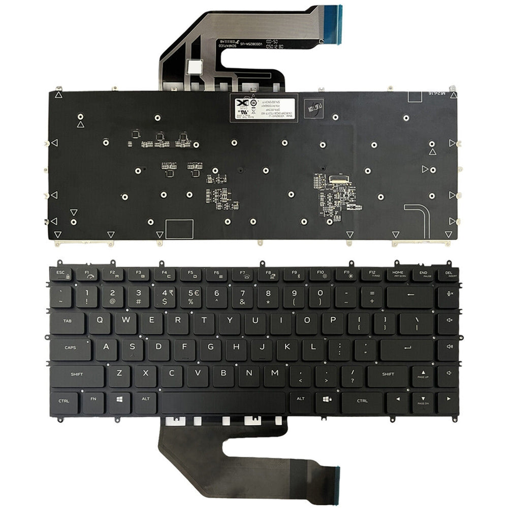 Full Keyboard US Version Dell Alienware x15 R2 / R1 Black