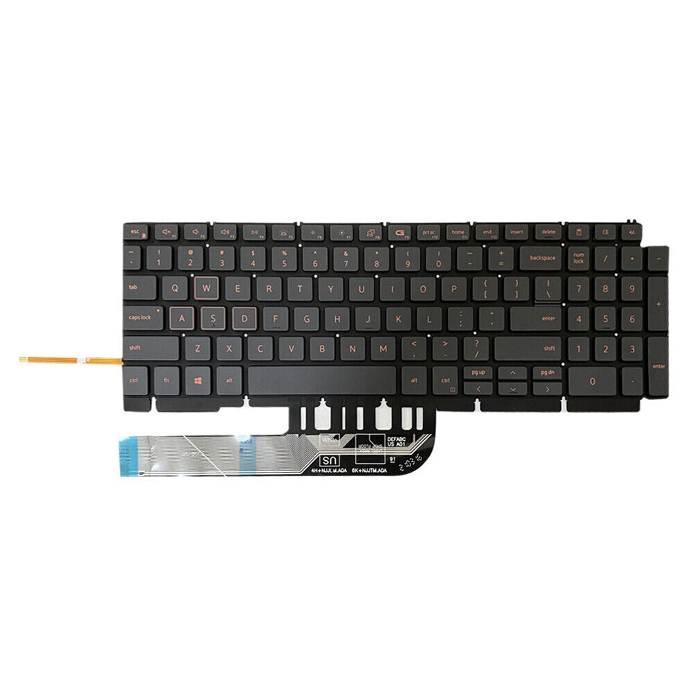 Full Keyboard US Version Dell Inspiron G15 5510 5511 5515 5520 Black