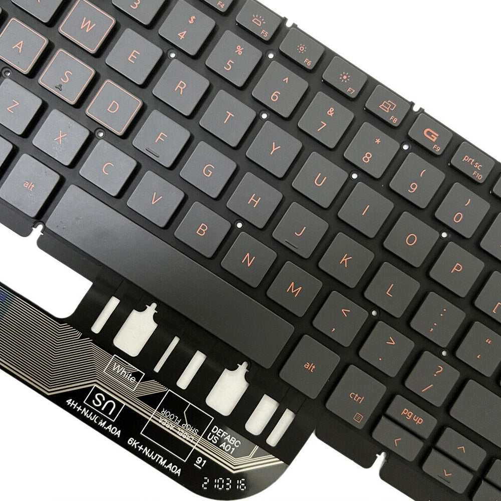 Full Keyboard US Version Dell Latitude 7400 3400 5400 7410 5401 Black
