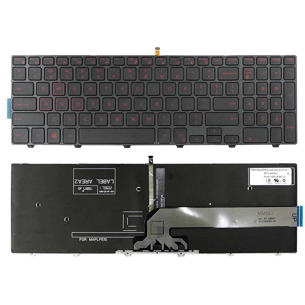 Full Backlit Keyboard Dell 15-9550 / 15-3000 / 15-5542