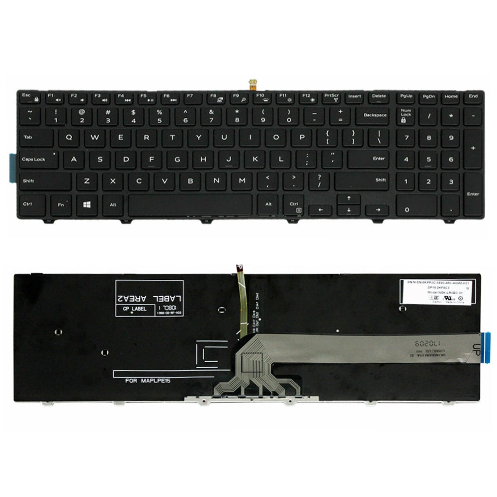 Full Backlit Keyboard Dell 15-9550 / 15-3000 / 15-5542
