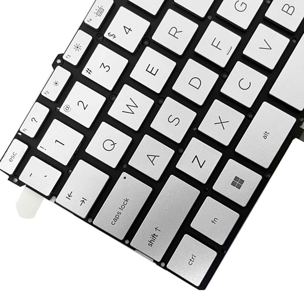 Full Keyboard with Backlight US Version HP Pavilion X360 14-DW Silver