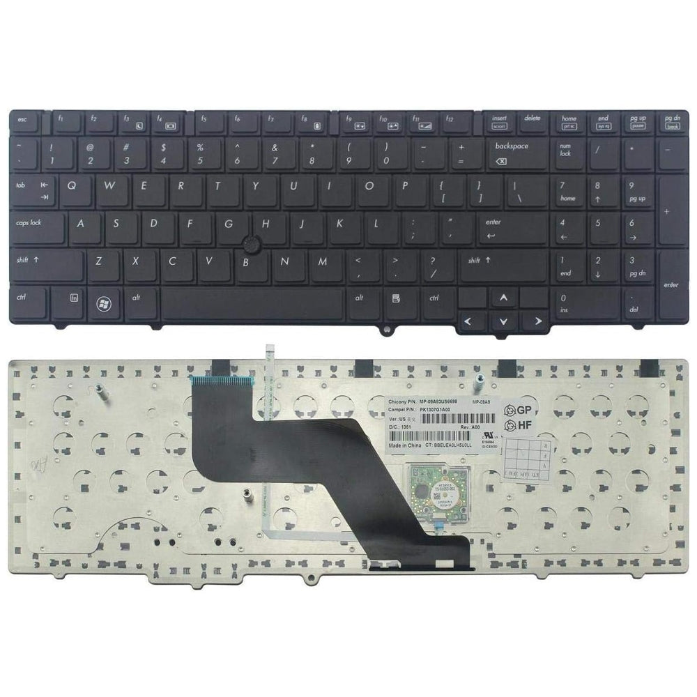 HP EliteBook 8540P/8540W Complete Keyboard