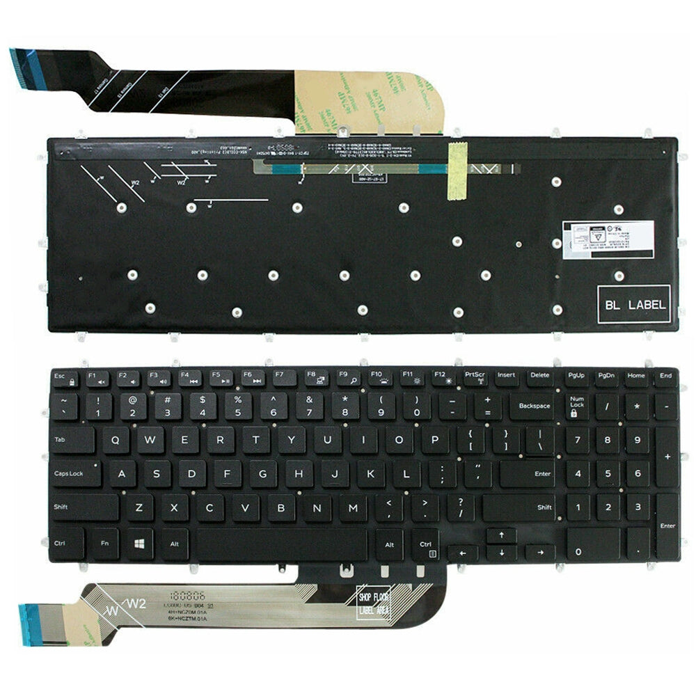 Complete Keyboard Dell Inspiron 15-7566 / 17-7000 Black