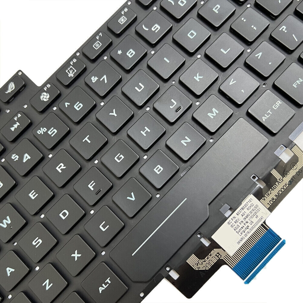 Full Keyboard with Backlight US Version Asus ROG G14 Zephyrus GA401 GA401I Black
