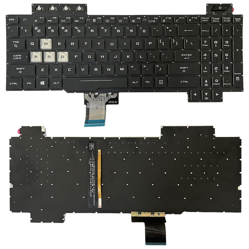 Full Keyboard with Backlight US Version Asus Gaming FX505D FX505DY FX505DD Black