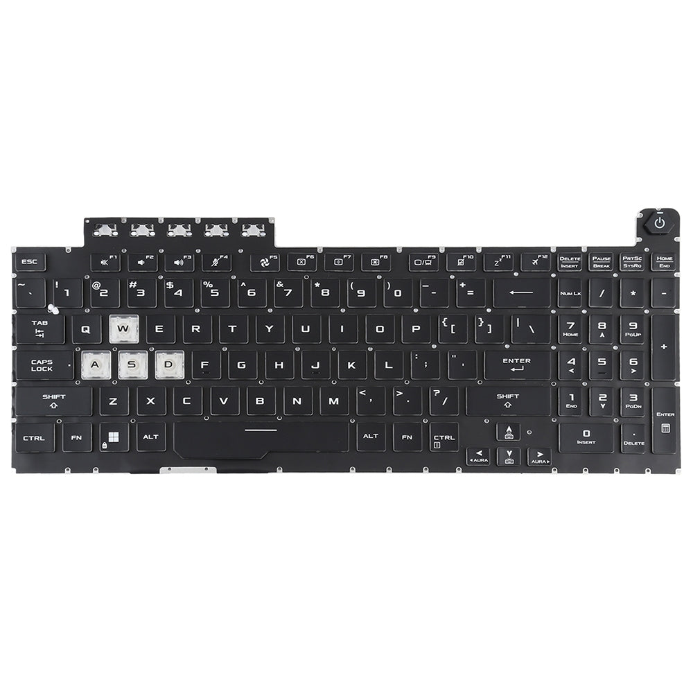 Full Keyboard US Version Asus TUF Gaming F15 FX506 FA506 Black