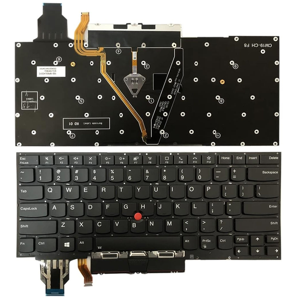 Clavier complet avec rétroéclairage Lenovo ThinkPad 2019 2020 X1
