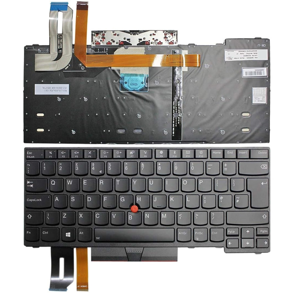 Clavier complet avec rétroéclairage version américaine Lenovo Thinkpad T480s E480 L480