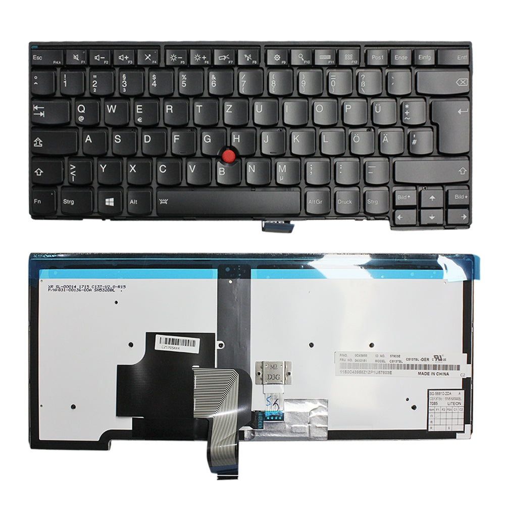 Teclado Completo con Retroiluminacion German Version Lenovo ThinkPad T440 T440P T440S