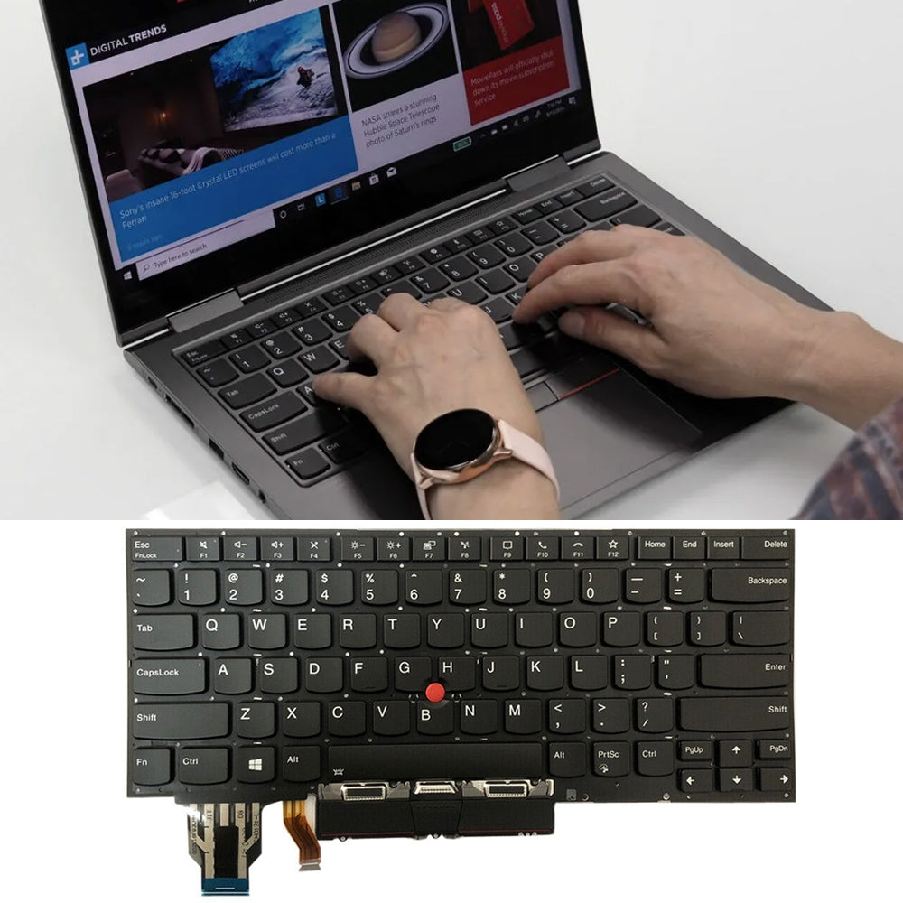 Teclado Completo con Retroiluminacion Lenovo ThinkPad X1 Yoga 4th Gen 20QF Negro