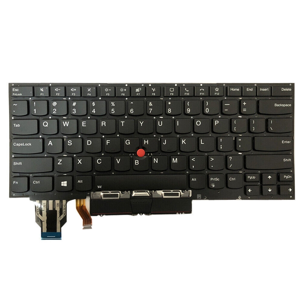 Clavier complet avec rétroéclairage Lenovo ThinkPad X1 Yoga 5e génération 20UB noir