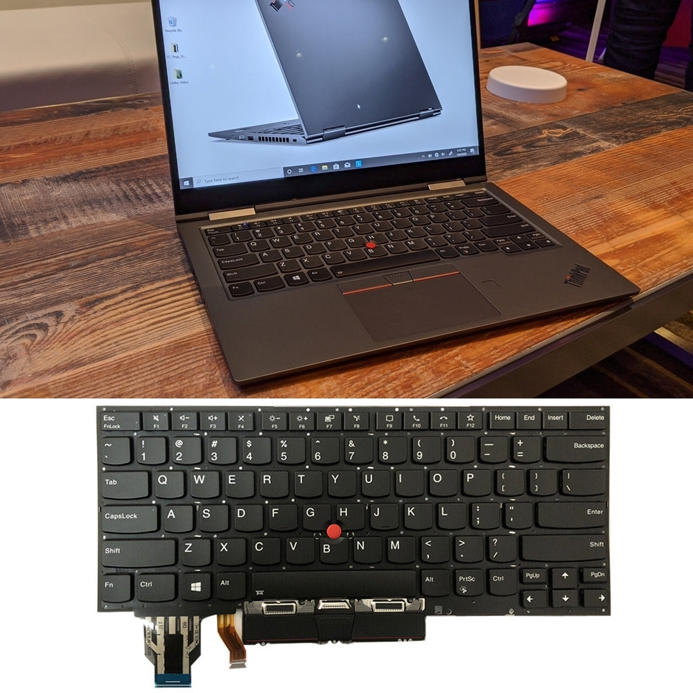 Clavier complet avec rétroéclairage Lenovo ThinkPad X1 Yoga 5e génération 20UB noir