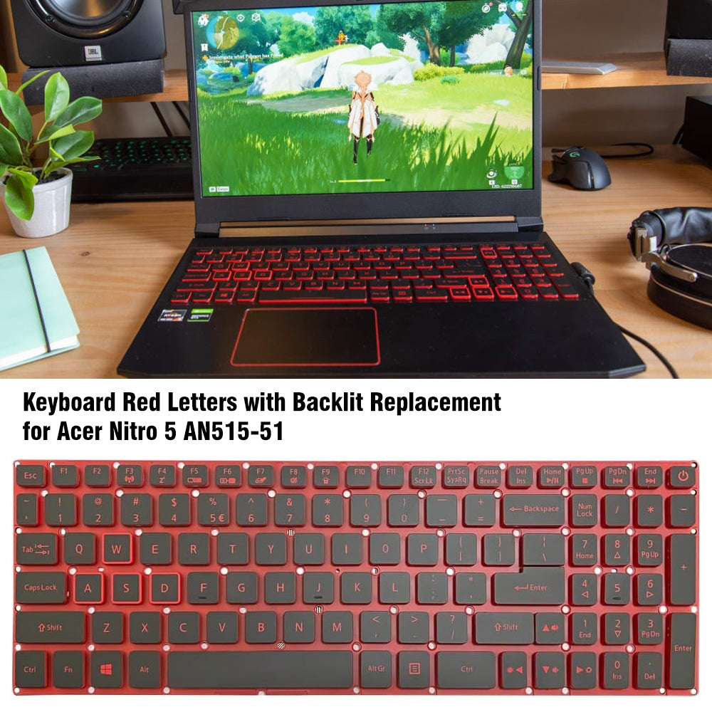 Acer Nitro 5 AN515-41 Complete Keyboard
