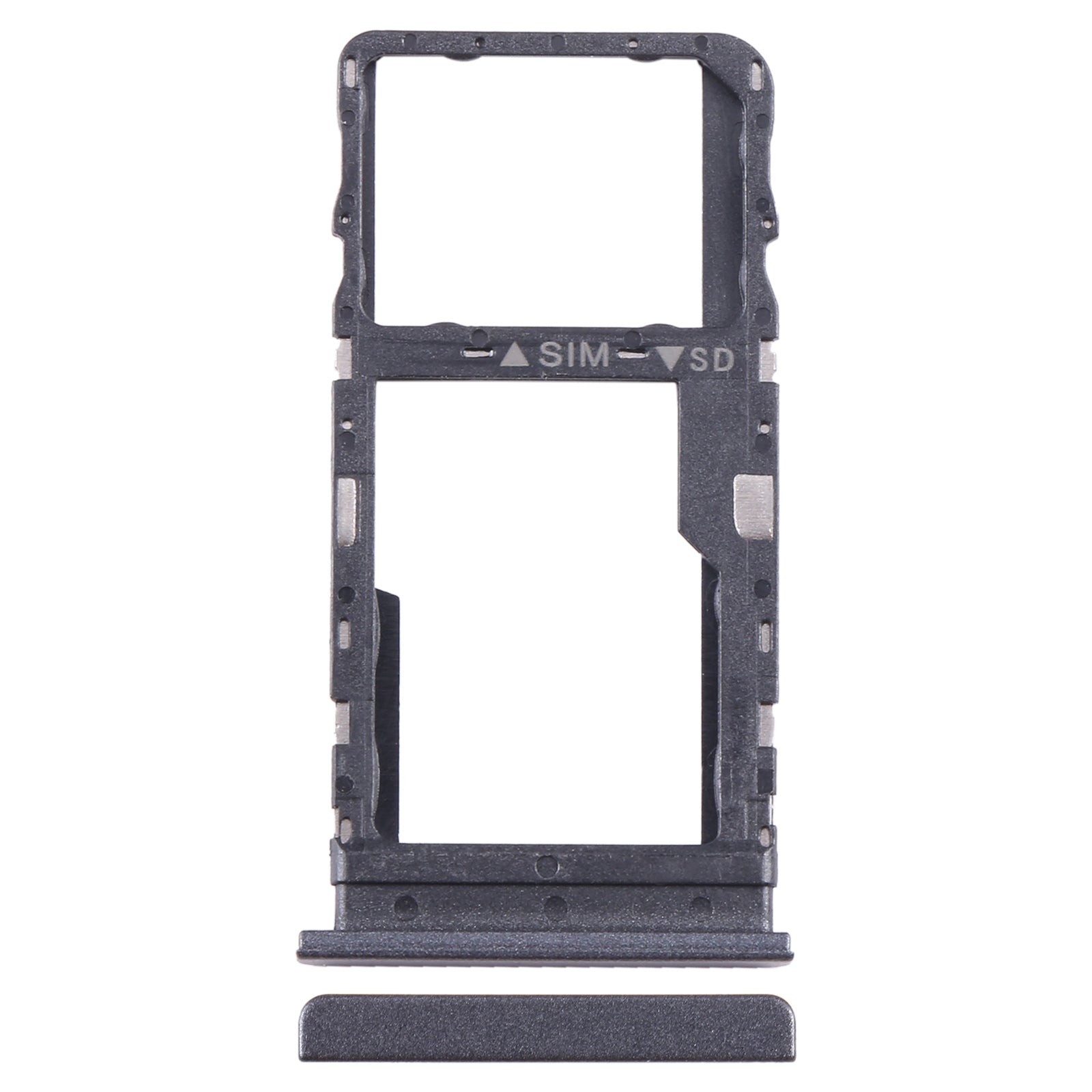 SIM / Micro SD Holder Tray TCL 40 R Black