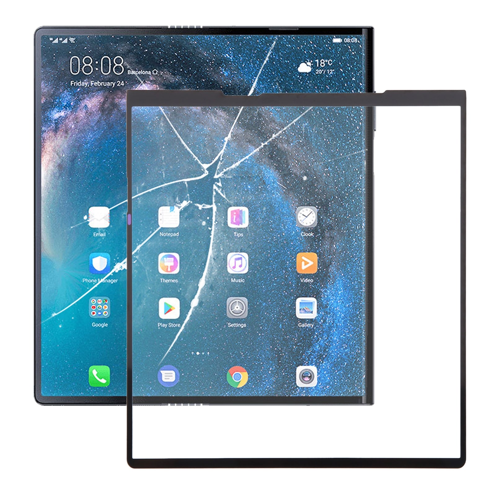 Outer Glass Front Screen Huawei Mate