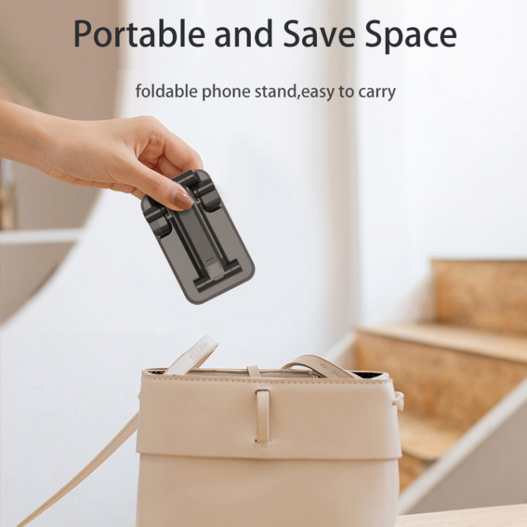 T6 2 in 1 Portable Folding Stand with Wireless Charging style: Dual Charge (White)