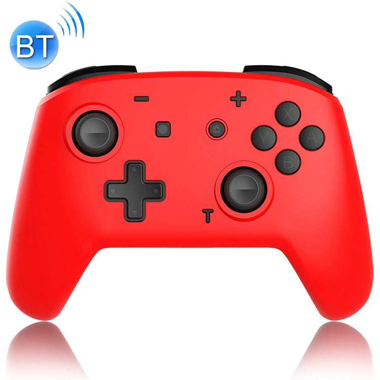 YS06 Pour Switch Pro Contrôleur de poignée de jeu sans fil Bluetooth GamePad Couleur: Rouge Noir