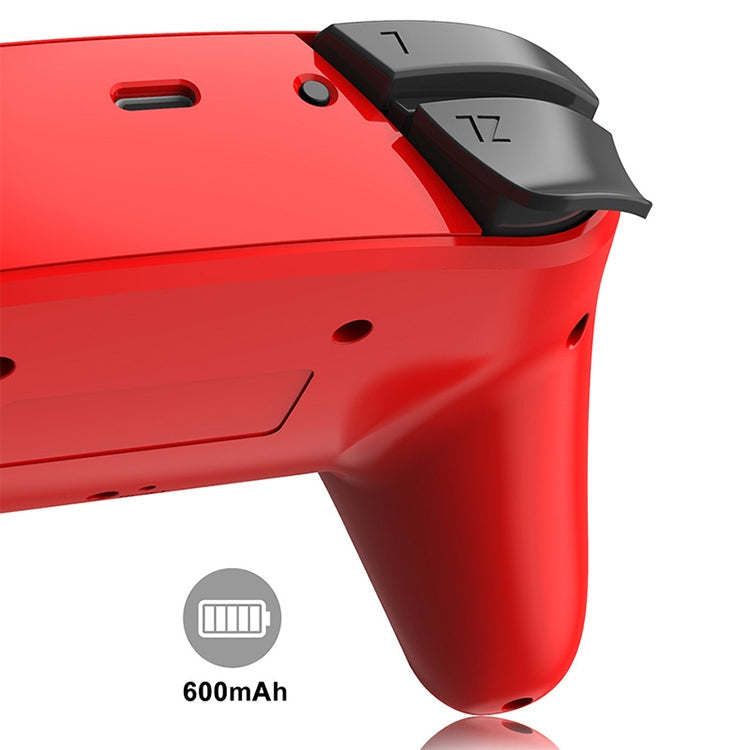 YS06 Pour Switch Pro Contrôleur de poignée de jeu sans fil Bluetooth GamePad Couleur: Rouge Noir