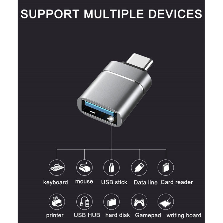 XQ-ZH009 Type-C / USB-C a USB 3.0 Adaptador OTG