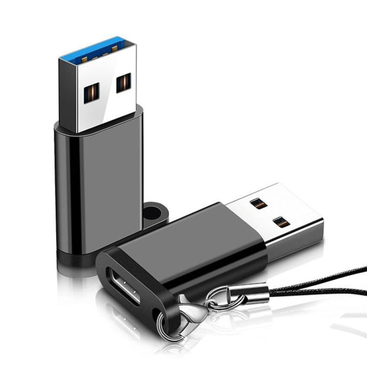 XQ-ZH006 USB 3.0 al Adaptador Tipo-C / USB-C (Negro)