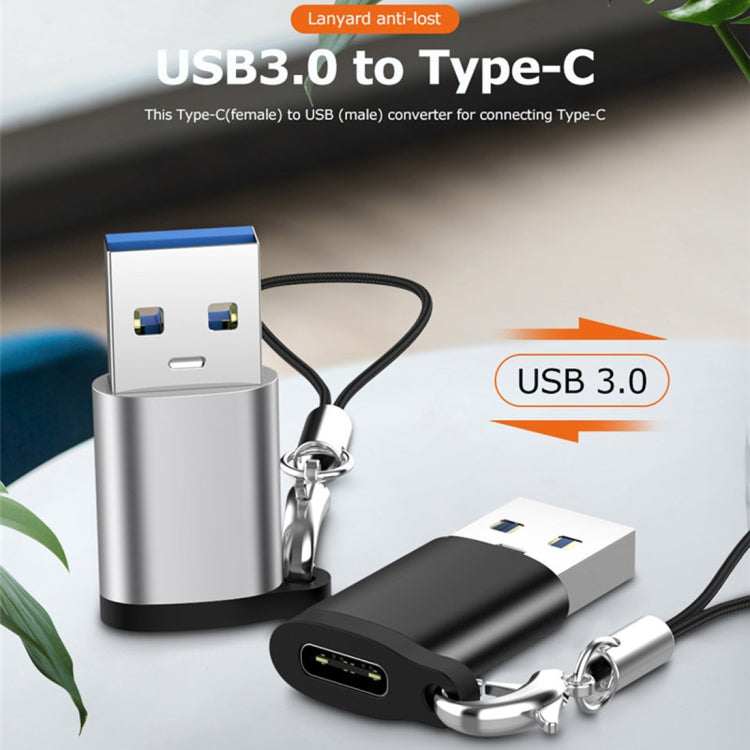 XQ-ZH006 Adaptateur USB 3.0 vers Type-C / USB-C (Noir)