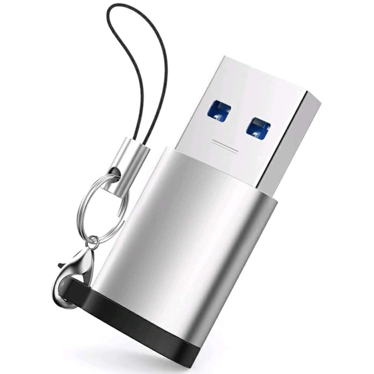 XQ-ZH006 USB 3.0 to TIP-C / USB-C Adapter (Silver)