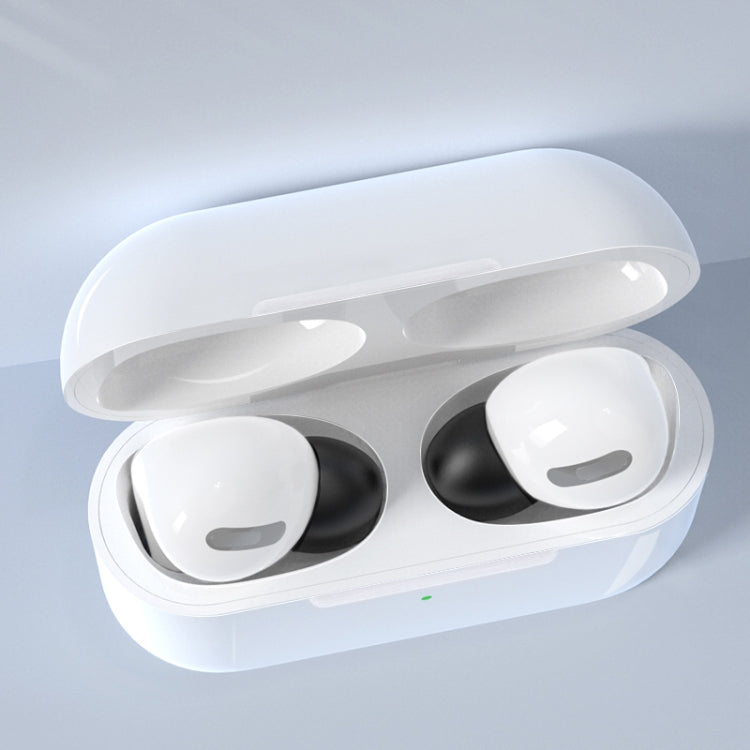 12 tapones para los Oídos reemplazables de espuma con memoria para Auriculares Inalámbricos para AirPods Pro con caja de almacenamiento (Gris)
