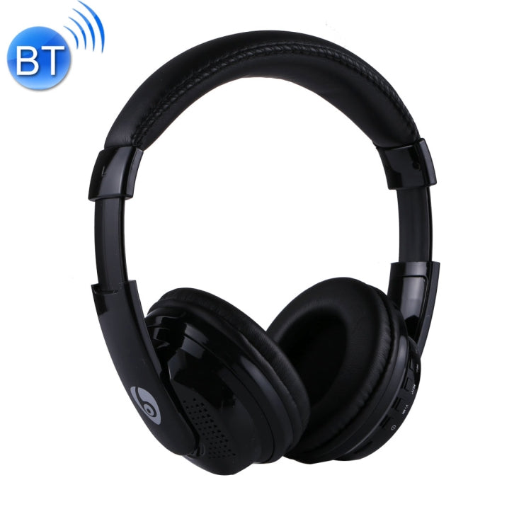 OVLENG MX666 Bluetooth 4.1 Stereo Headphones with Microphone Support FM and TF Card for iPad iPhone Galaxy Huawei Xiaomi LG HTC and other Smartphones (Black)