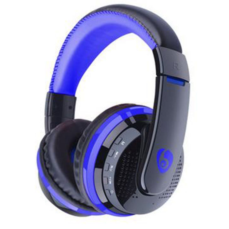 OVLENG MX666 Bluetooth 4.1 Stereo Headphones with Microphone Support FM and TF Card for iPhone Galaxy Huawei Xiaomi LG HTC and other Smart Phones (Blue)