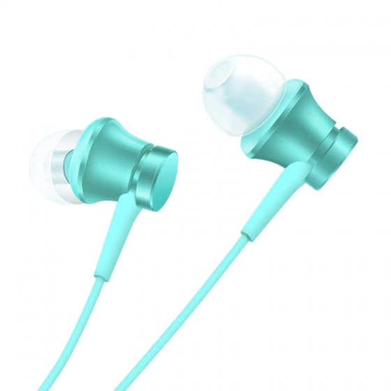 Écouteurs de base d'origine Xiaomi MI Écouteurs de base avec commande par fil + sauvegarde MIC et rejet d'appel (bleu)