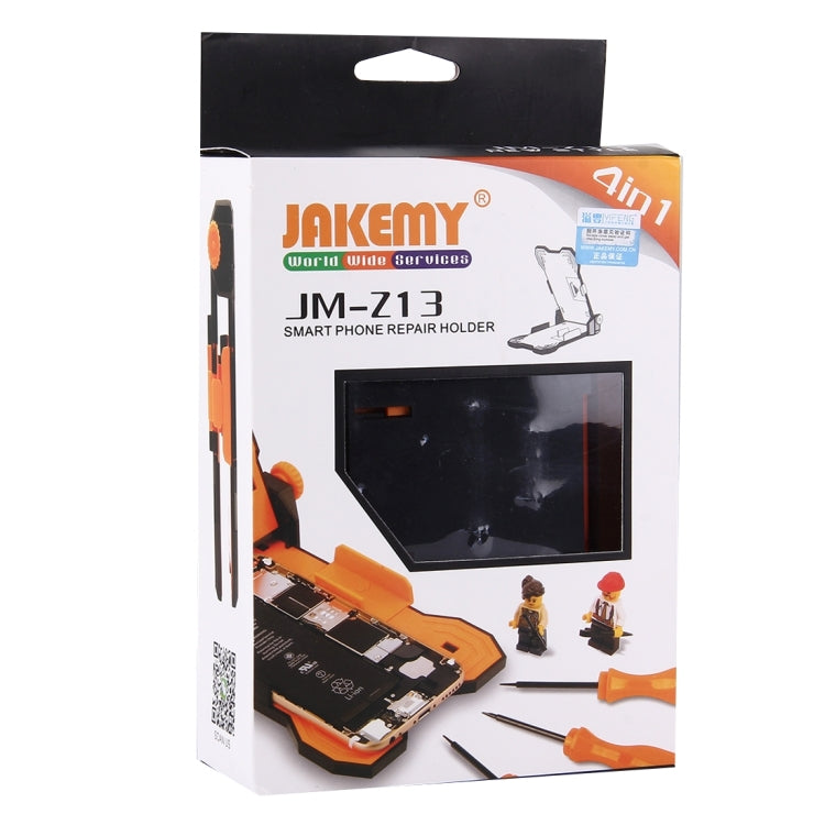 JAKEMY JM-Z13 Kit de Soporte de Reparación de Teléfono inteligente ajustable 4 en 1