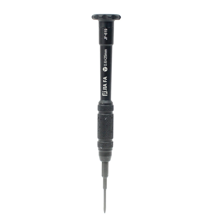 JIAFA JF-619-0.6Y 0.6 x 25mm Three Point Repair Screwdriver for iPhone X / 8 / 8P / 7 / 7P and Apple Watch (Black)