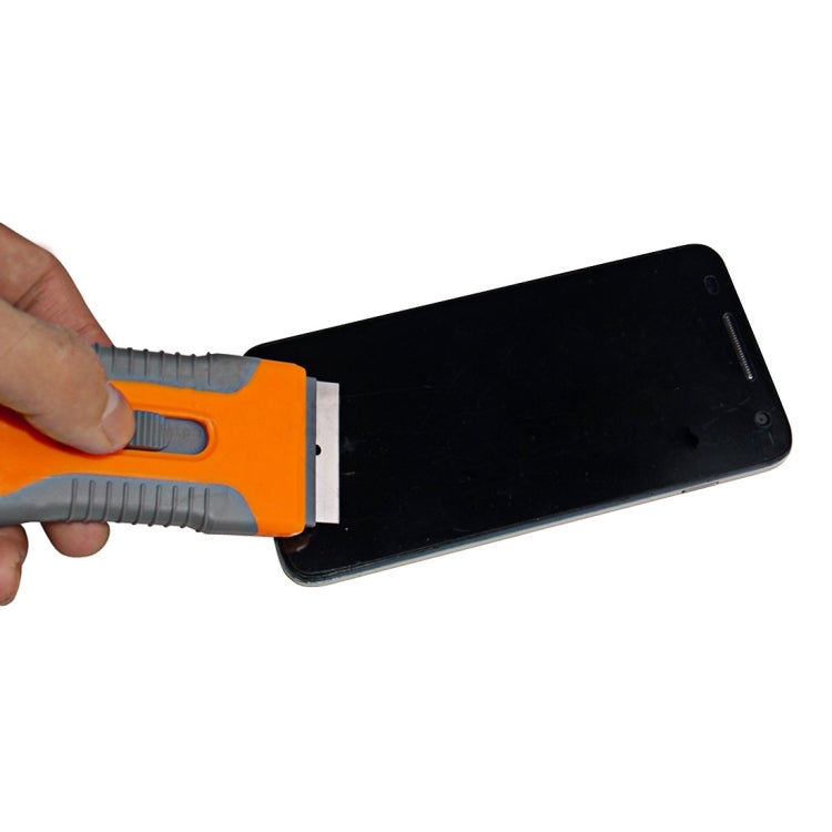 Removedor de raspado de Pantalla LCD de Teléfono 2 en 1 Herramientas de Reparación de cuchillos UV OCA con hoja de Metal y Plástico