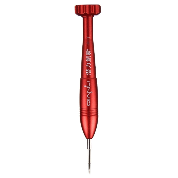 Outil de réparation professionnel Outil ouvert 1,2 x 25 mm Tournevis en métal à douille cruciforme (rouge)