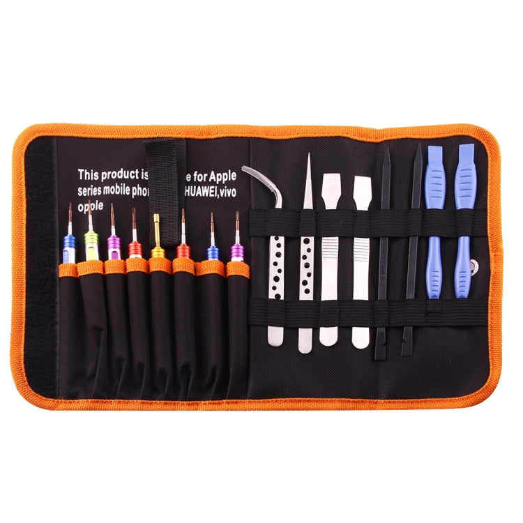 SW-1090-6 16 in 1 Multipurpose Professional Repair Tool Set with Carry Bag For iPhone Samsung Xiaomi and More Phones