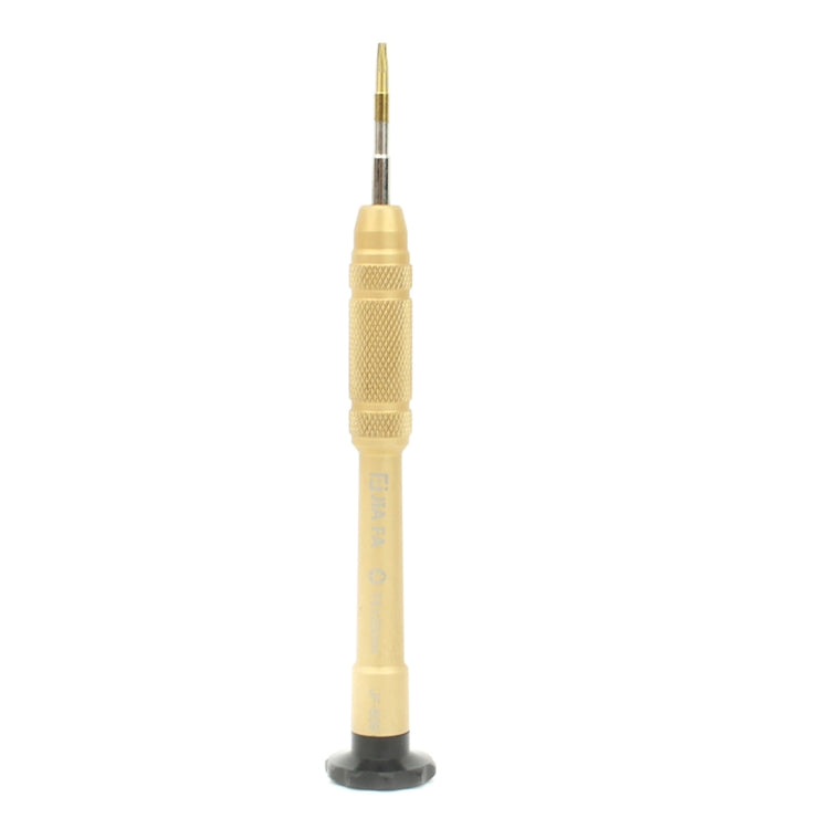 Herramienta de Reparación Profesional Herramienta abierta Destornillador de tubo con punta hexagonal T6 de 25 mm (dorado)