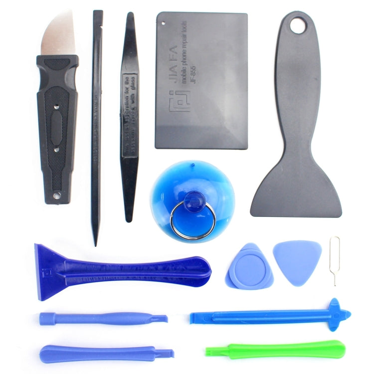 JF-CR01 Kit d'outils ouverts 14 en 1 pour le démontage et la réparation du pied de biche