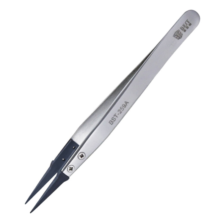 BEST BST-259A Stainless Steel Antistatic Static Tweezers
